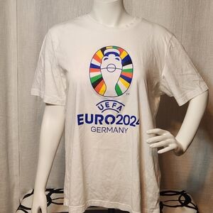 UEFA Euro 2024 Official Fan T-Shirt Football Jersey  Soccer Gift Large
